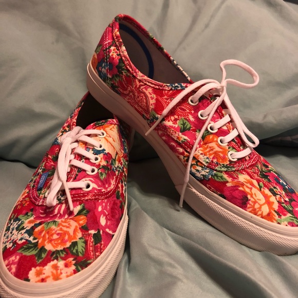 vans multi floral